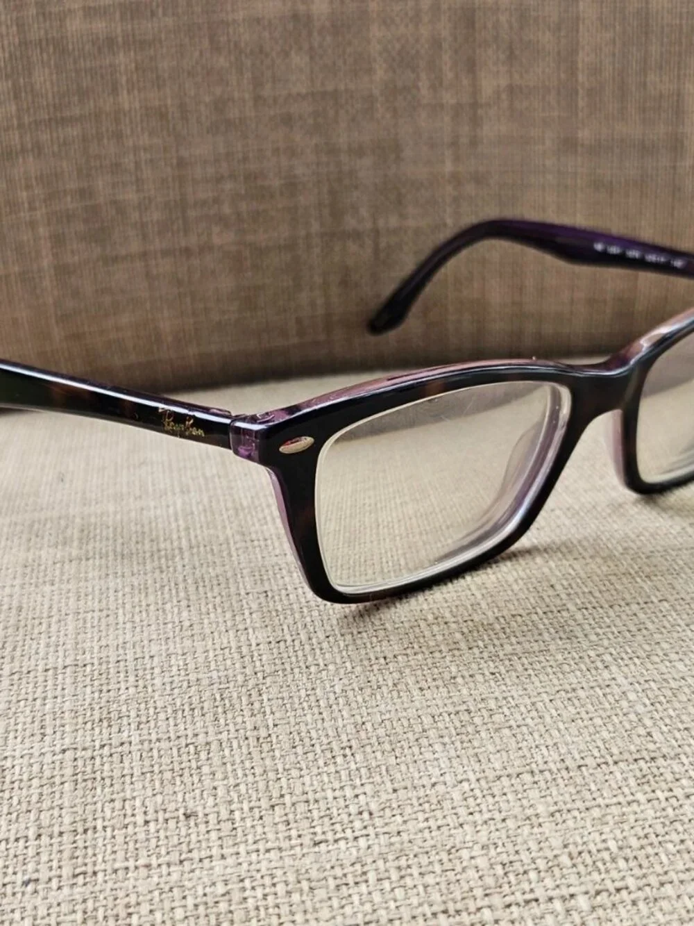 Ray-Ban Eyeglasses Frame Dark Brown/Purple Tone Eyewear RB5241 5074 Glasses